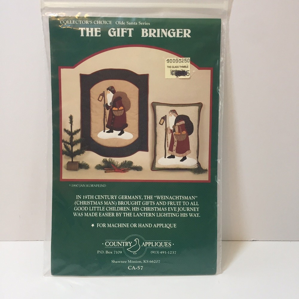 The Gift Bringer Quilt Pattern Olde Santa Series Country Applique