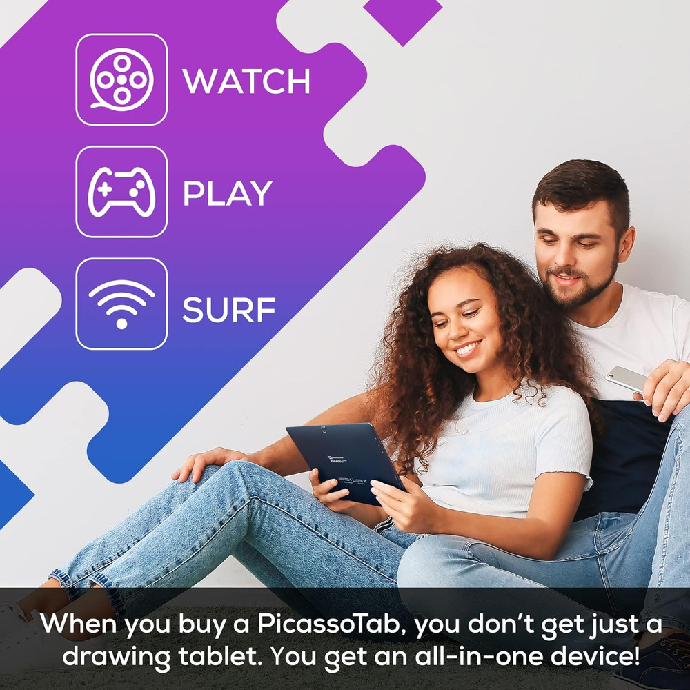 PicassoTab X Drawing Tablet • No Computer Needed • Drawing Apps & Tutorials •...