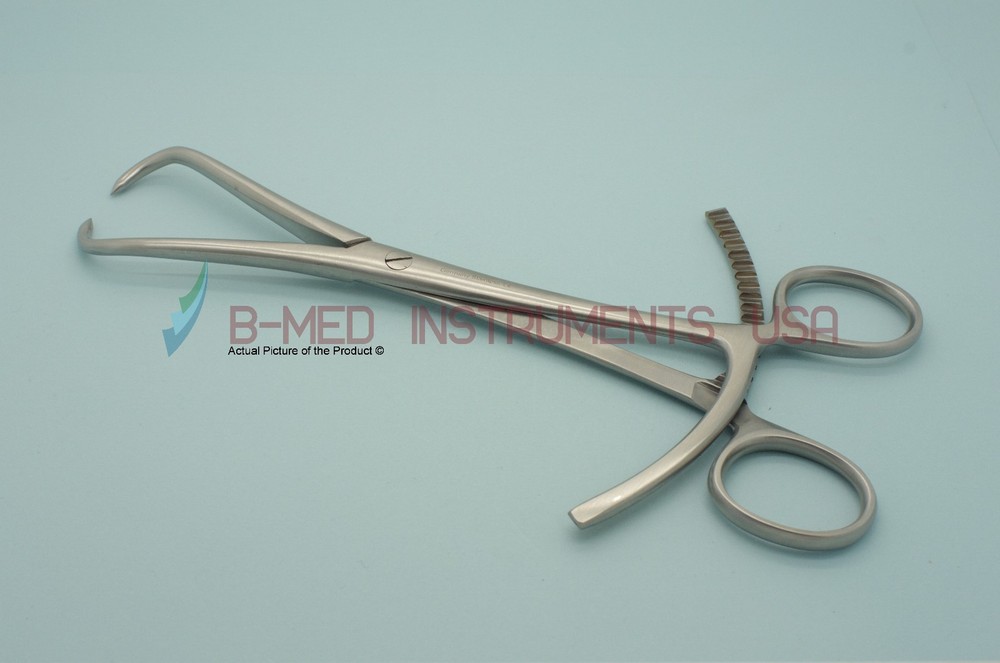 OR Grade Bone Reduction Forceps 7" Double Ratchet Orthopedic Instruments