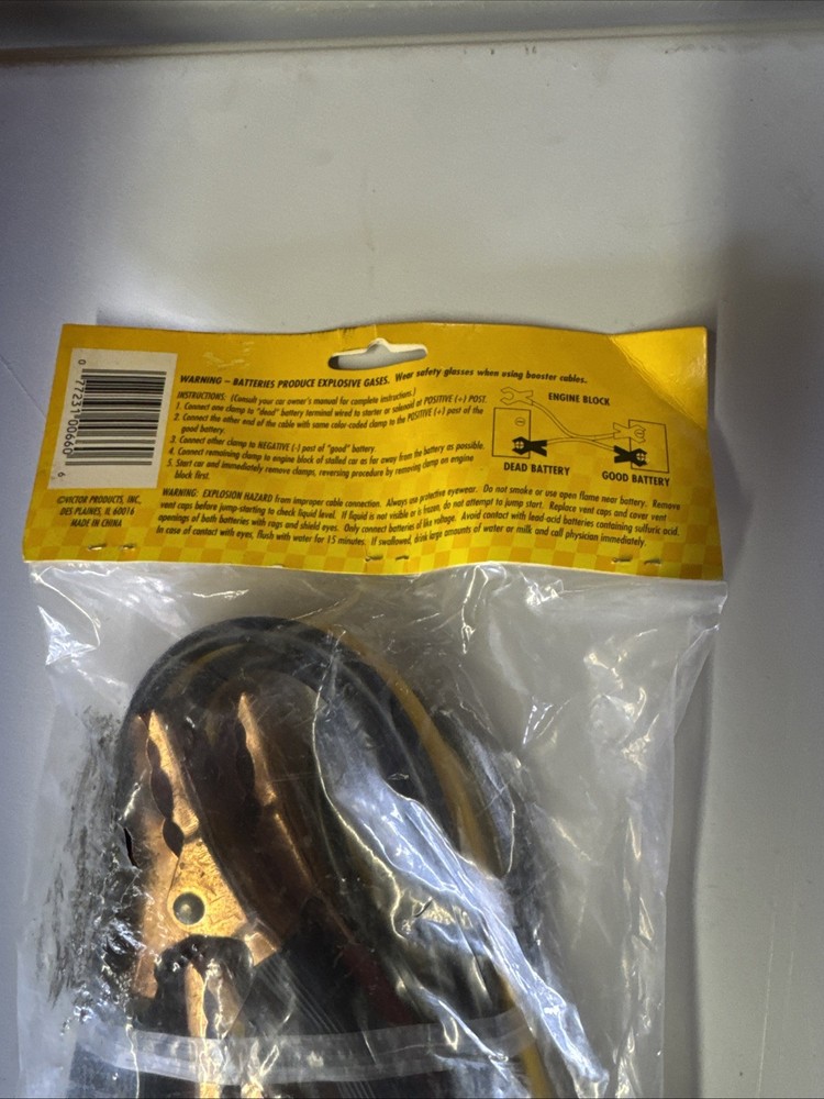 Victor 8ft Booster Jumper Cables