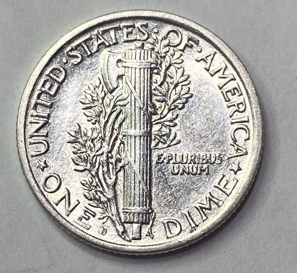 1918-D Mercury Dime Better Date Pristine MS LUSTER