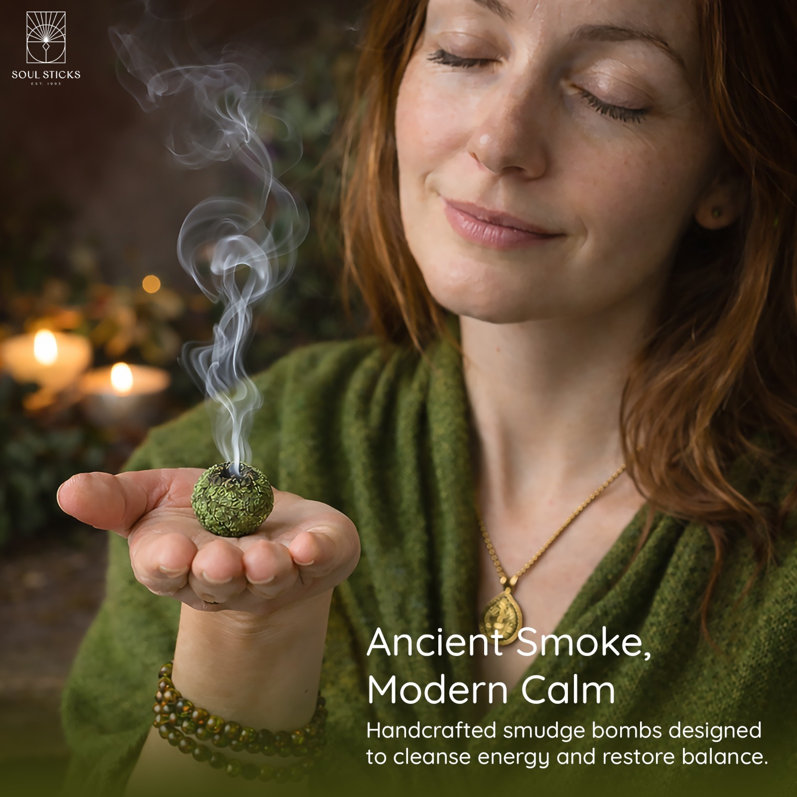 Sweetgrass Braids Smudge Bombs 5 Pack | Smudging | Cleansing