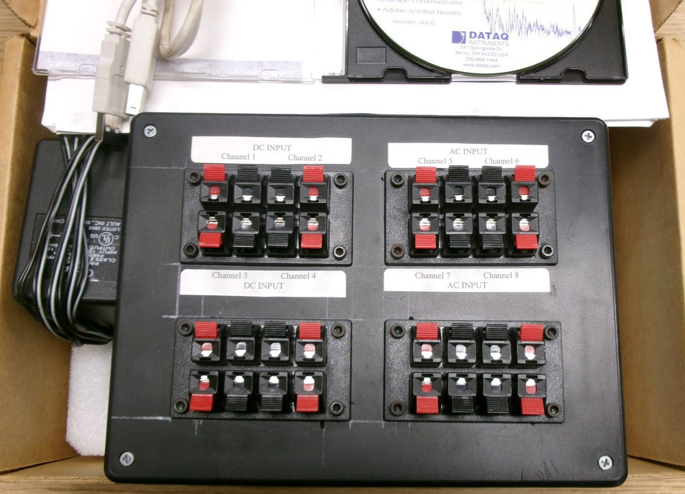 DATAQ INSTRUMENTS DATA ACQUISITION UNIT 8 CHANNEL - USER INTERFACE #440B