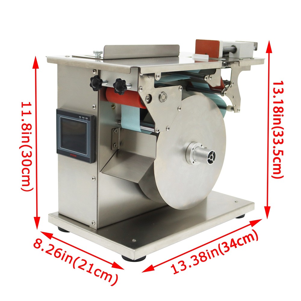 110V Packaging Box Right Angle Labeling Machine w/ PLC Micro-Computer Controller