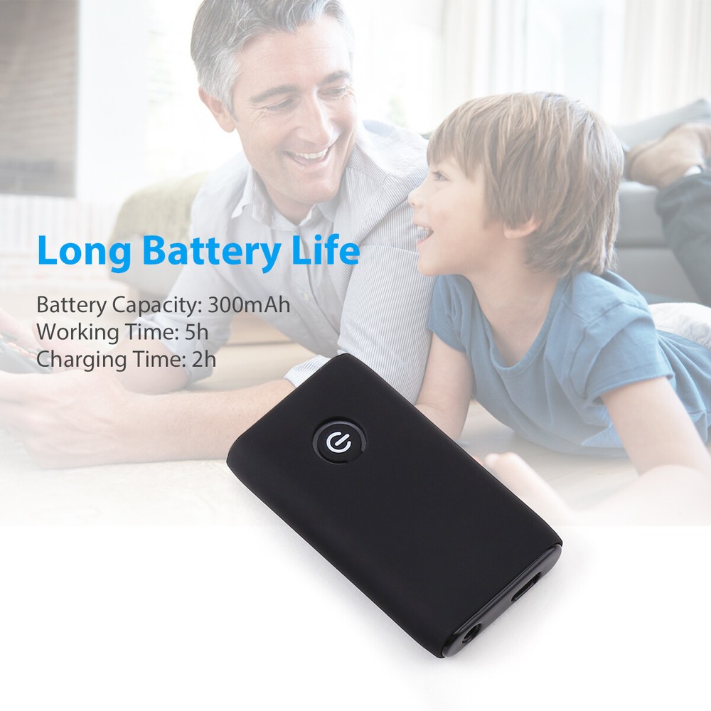 Bluetooth 5.0 Transmitter and Receiver 2-in-1 Wireless Audio Aux 3.5mm Adapter