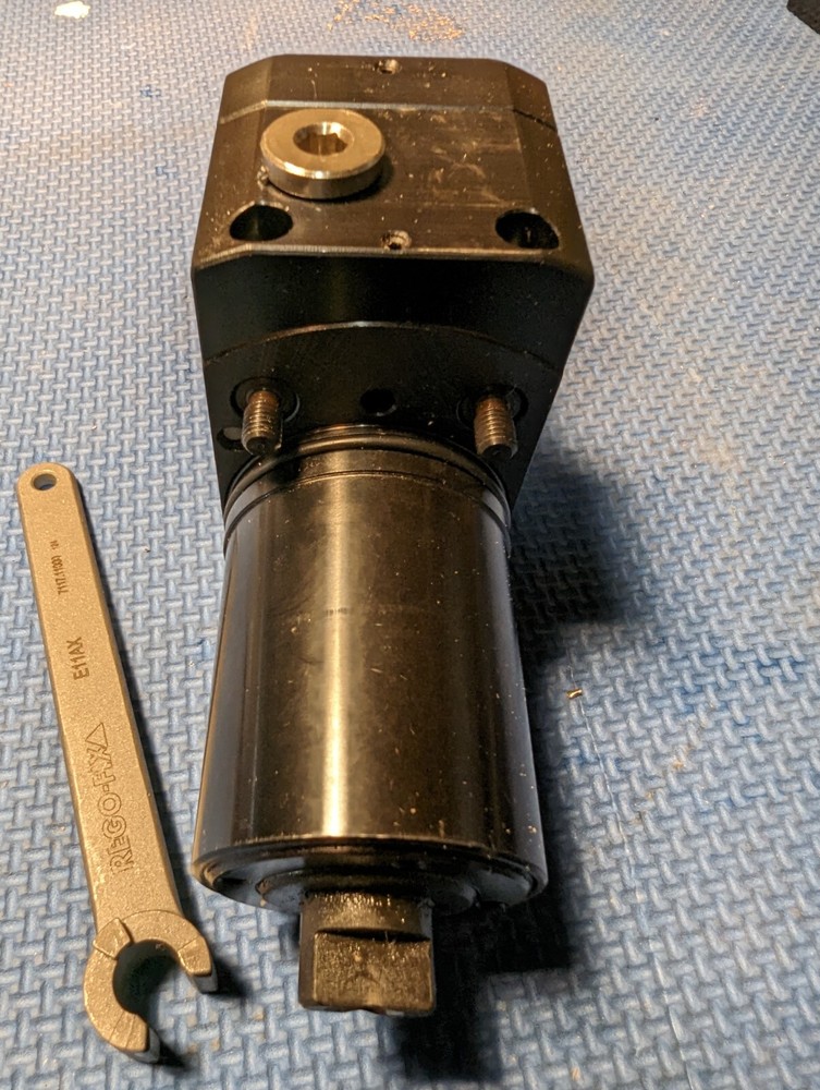 Suhner Accelerated Tool Spindle for Back Working 18,000 rpm max. Tsugami.