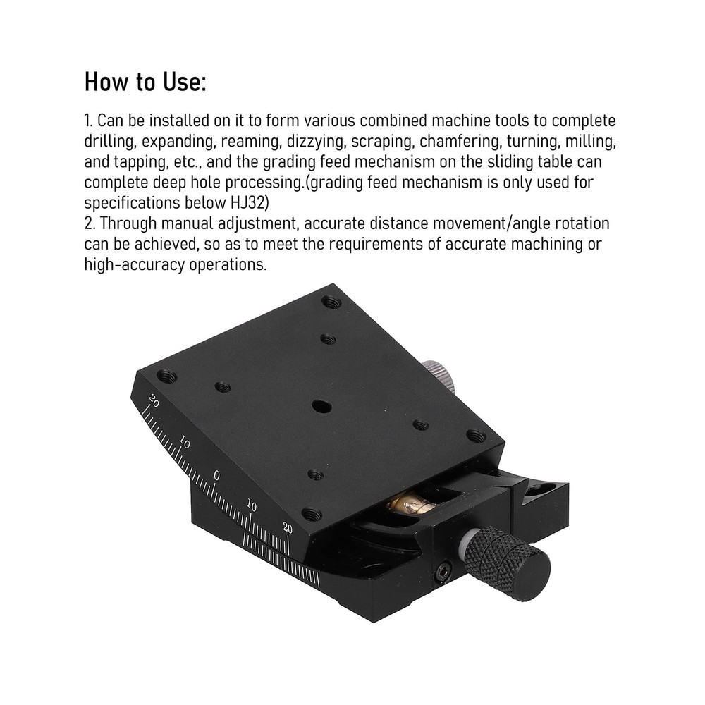 Zooke Precise Manual Goniometer Stage, Linear Stage, Optical Positioning Slid...