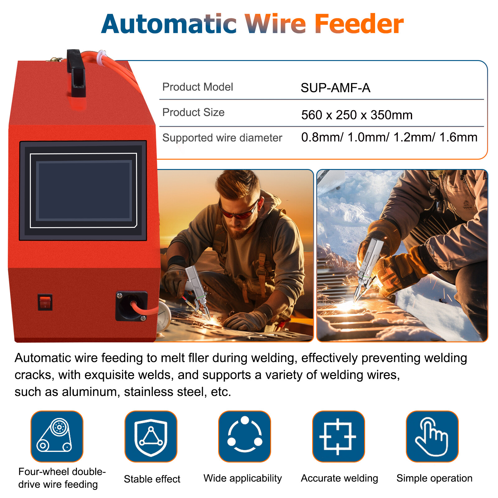 BWT 2000W 4 IN 1 Fiber Laser Welder Laser Cleaning Cutting Machine CE US Stock