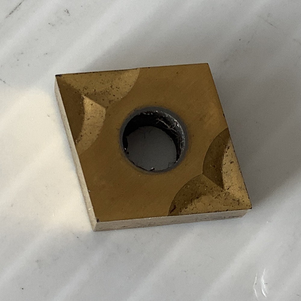 Gold Carbide Turning Insert Diamond Shape Unbranded
