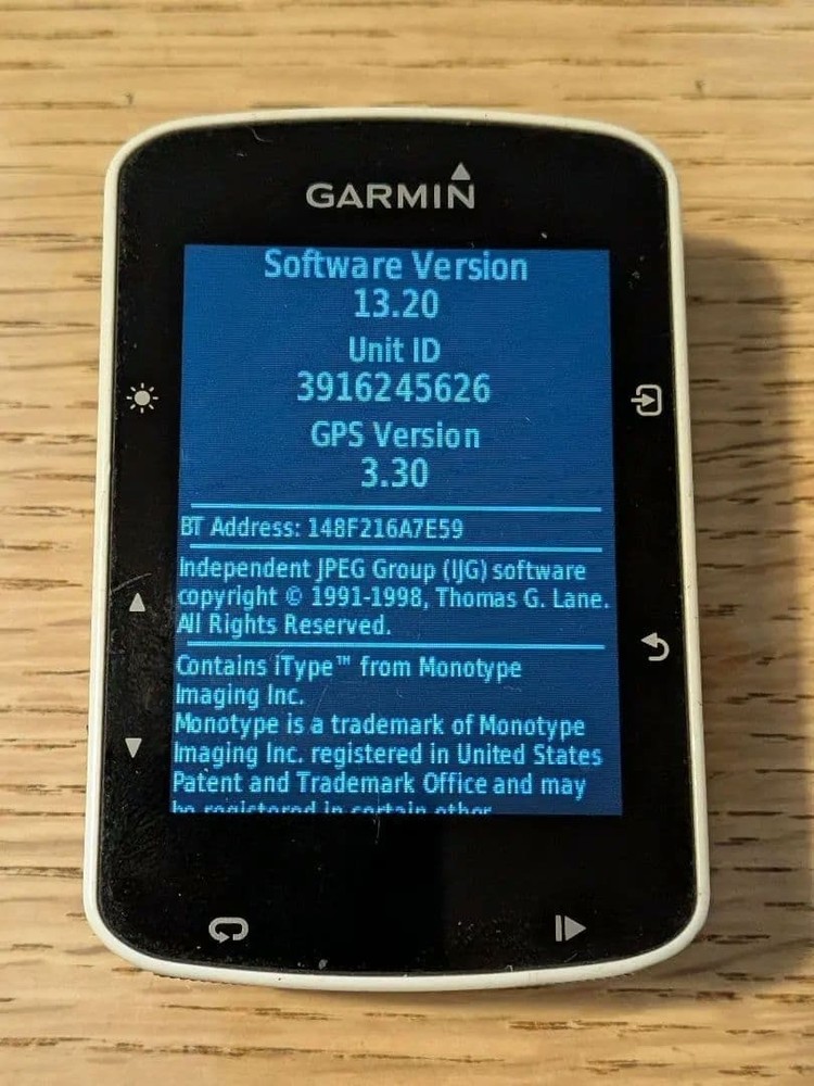 GARMIN EDGE 520 cycle computer English Display with Speed ​​sensor Genuine