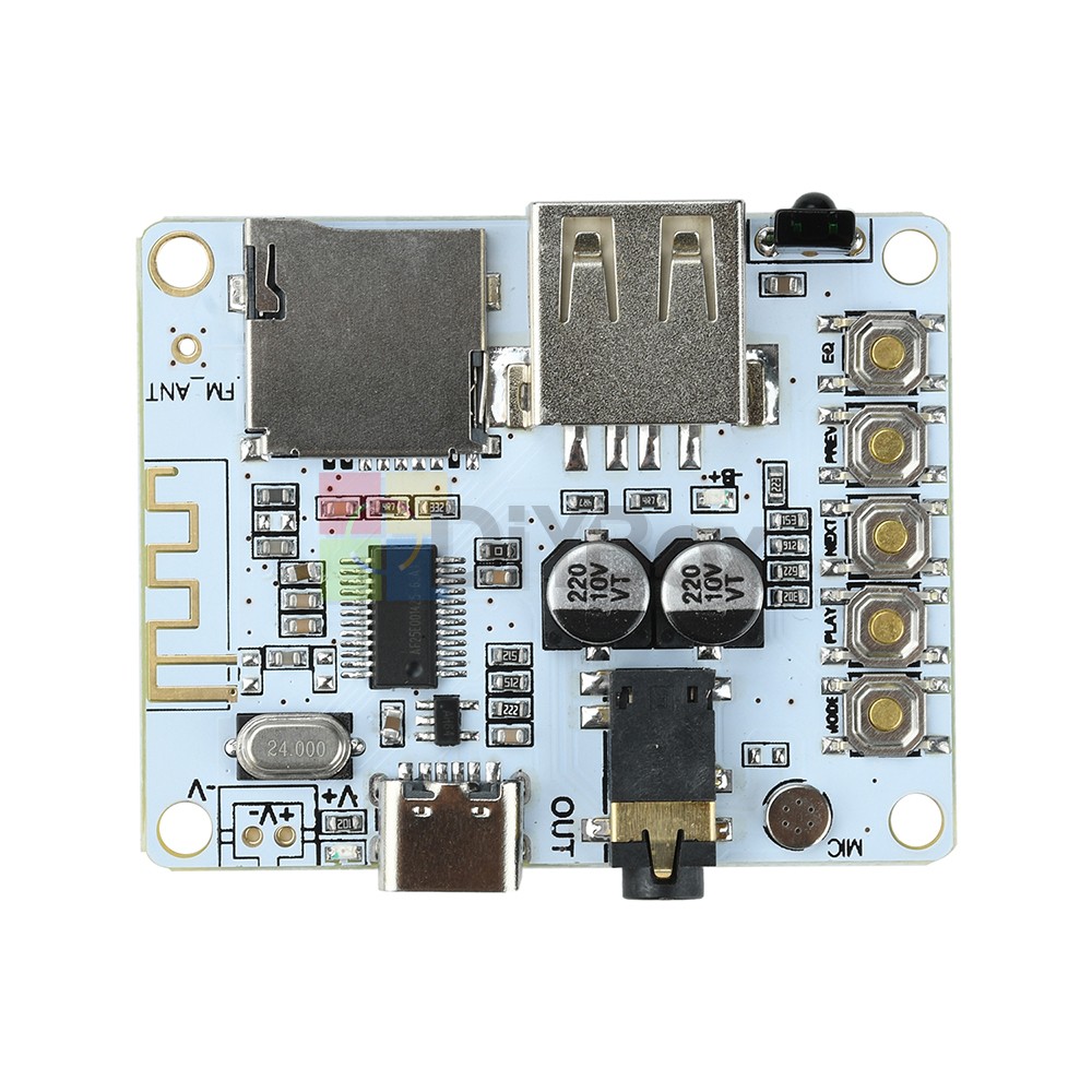 Bluetooth 5.4 Audio Receiver Board MP3 Lossless Decoder Decoding Module Type-C