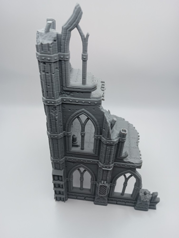 Gothic Sector 75 Modular Sci-Fi Ruins Building # 2 (32mm Scale) [PTO]