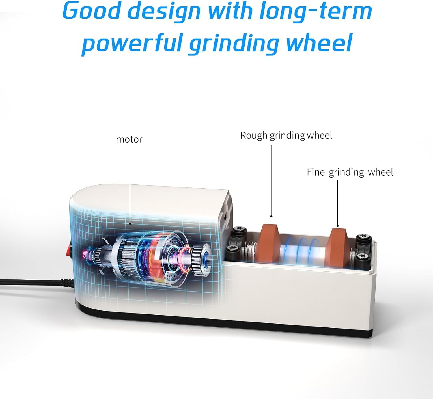 Electric Knife Sharpener Professional Kitchen Sharpening Stone Grinder knives