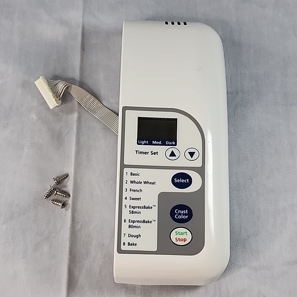 Sunbeam Oster Bread Maker Machine Control Panel for Models 5834 OEM (PART)