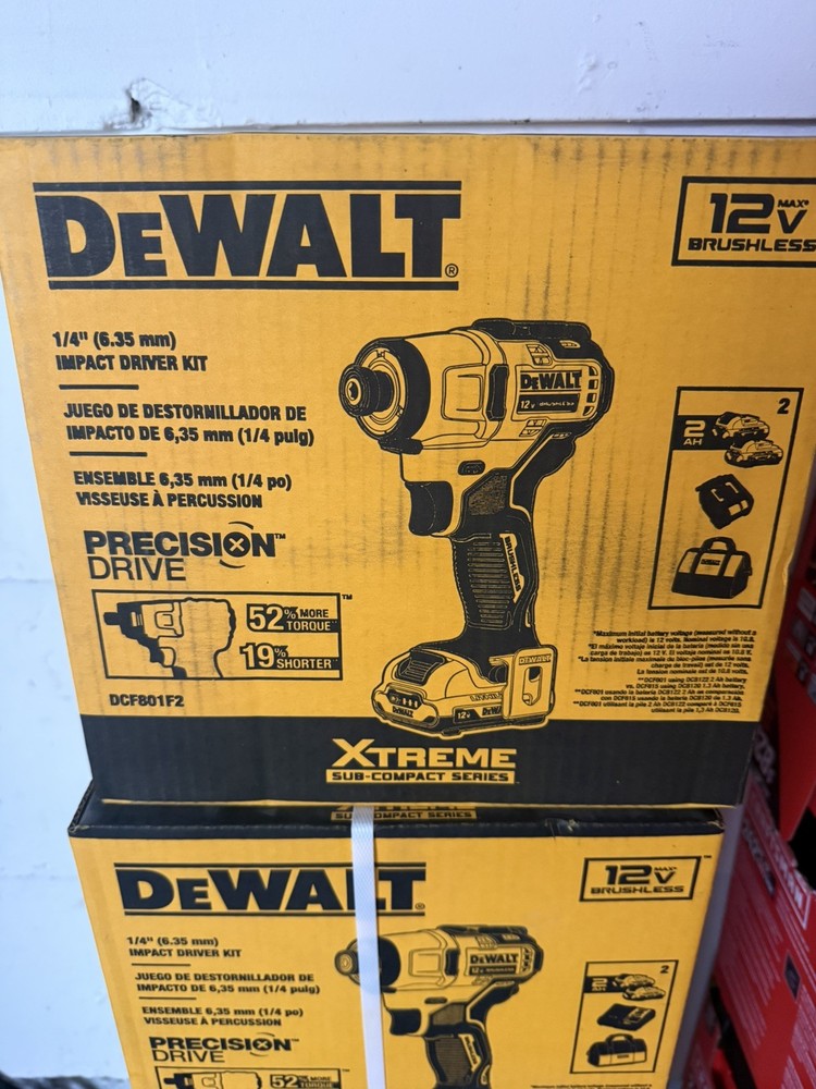 DEWALT - Xtreme 12V MAX Cordless Impact Driver Kit - DCF801F2