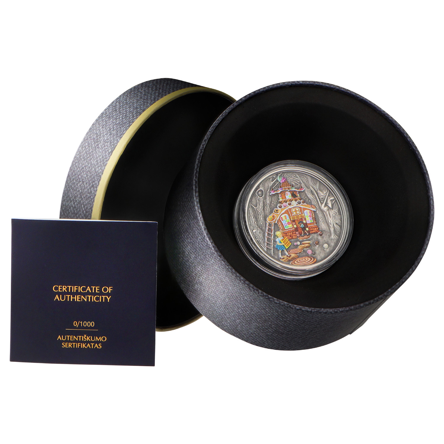 1 dollar silver coin 'Hansel and Gretel'