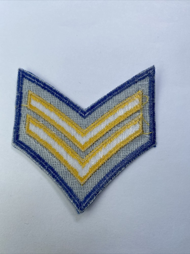 Military Corporal Two Chevron Patch. Never Used.