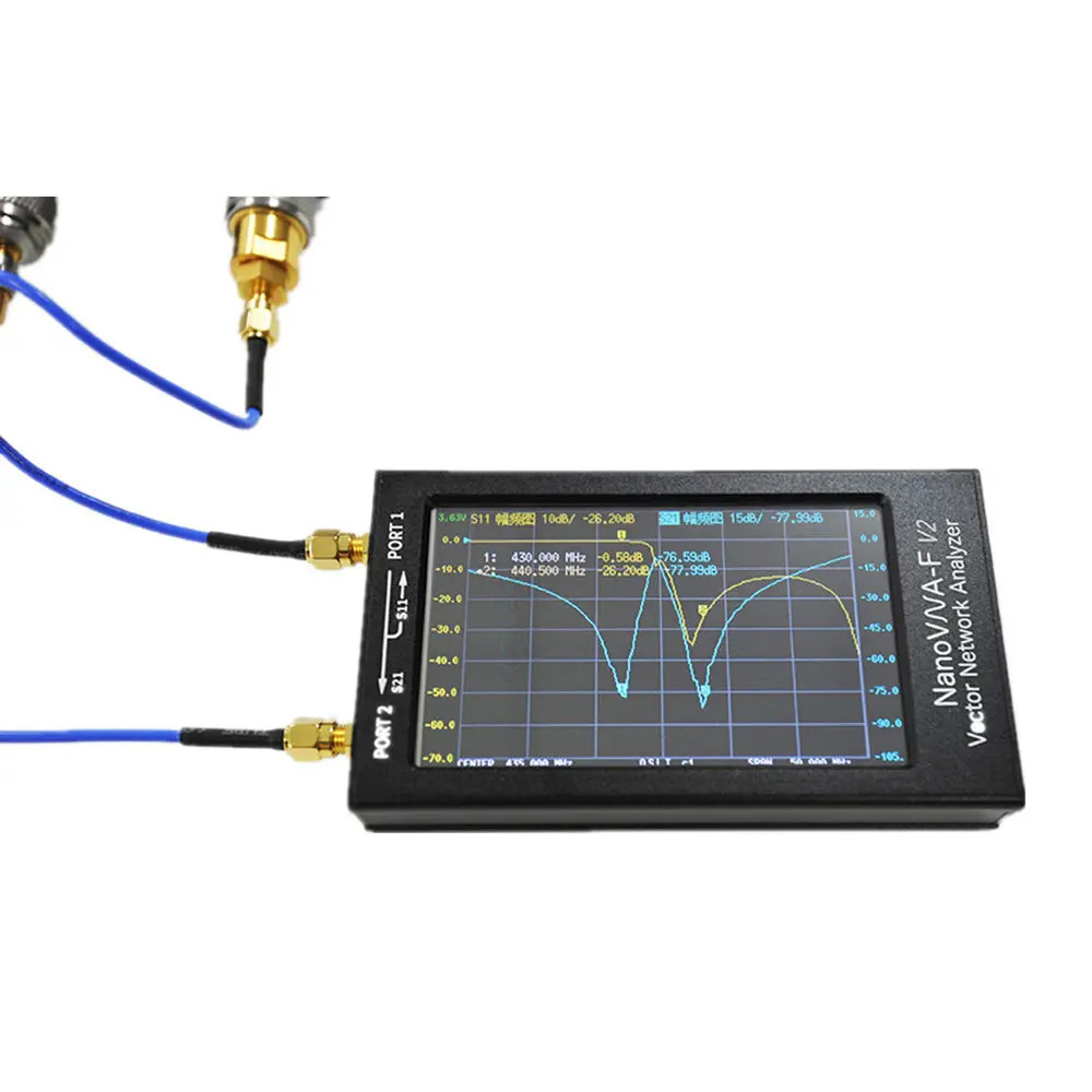 Network Analyzer Digital Nano VNA Tester USB LogicAntenna Analyzer Standing Wave