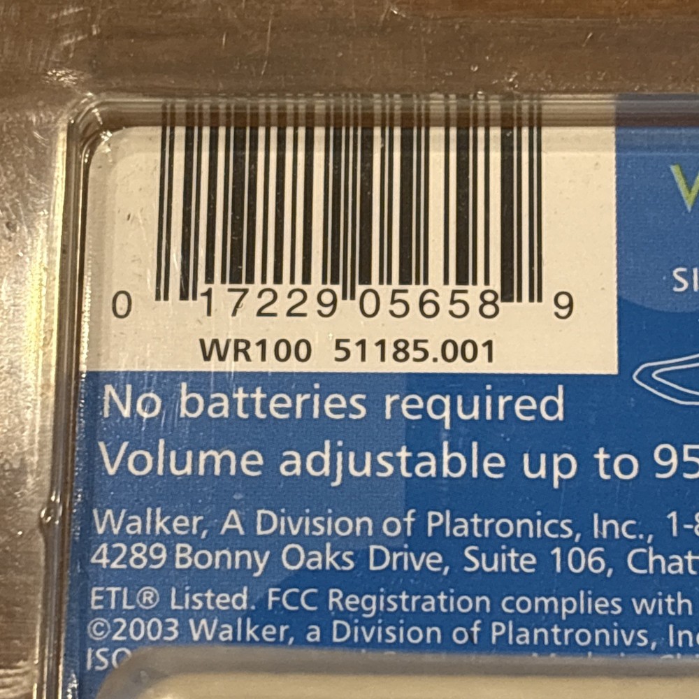 Walker Ameriphone ~ WR100 ~ Amplifying Life ~ New