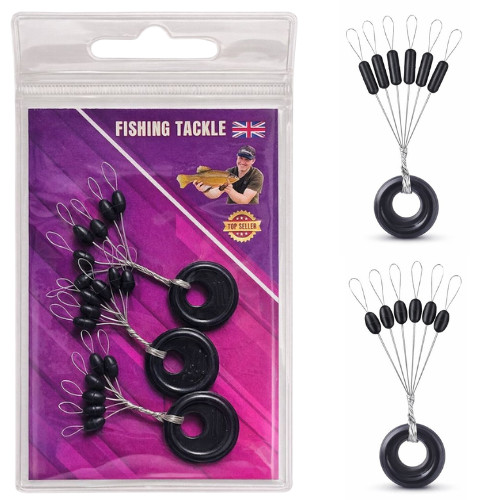 Fishing Stop Float Waggler Stoppers - Large Size Barrel Olive Stops - UK POST