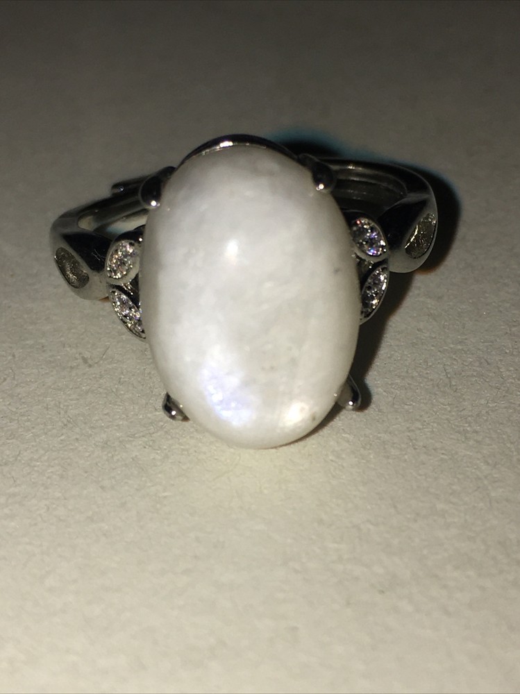 moonstone ring adjustable to size 6 & 7
