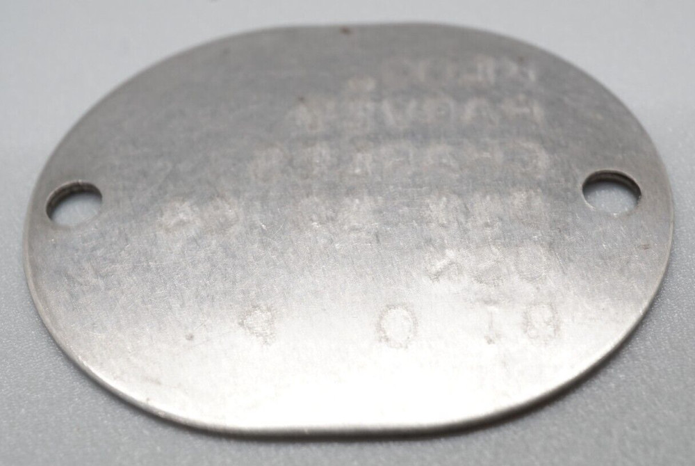 WWII Navy Naval Dog Tag