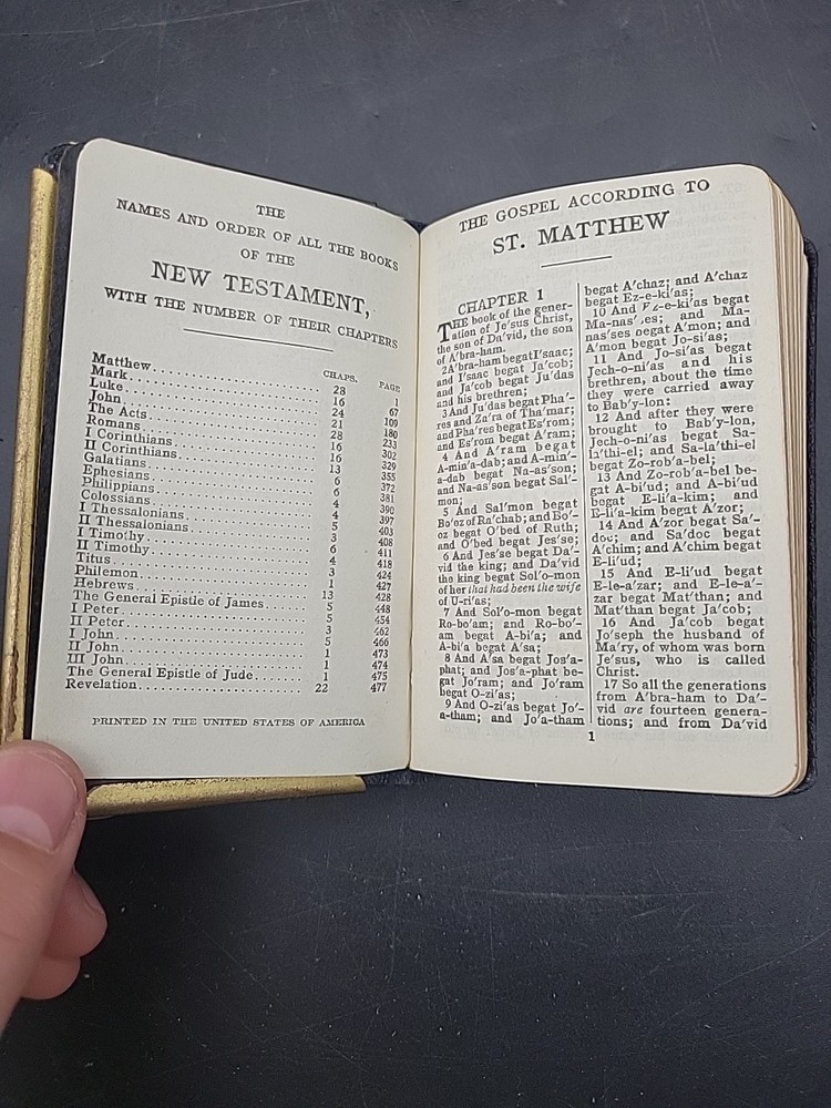 WWII Bible - Metal cover - May This Protect You