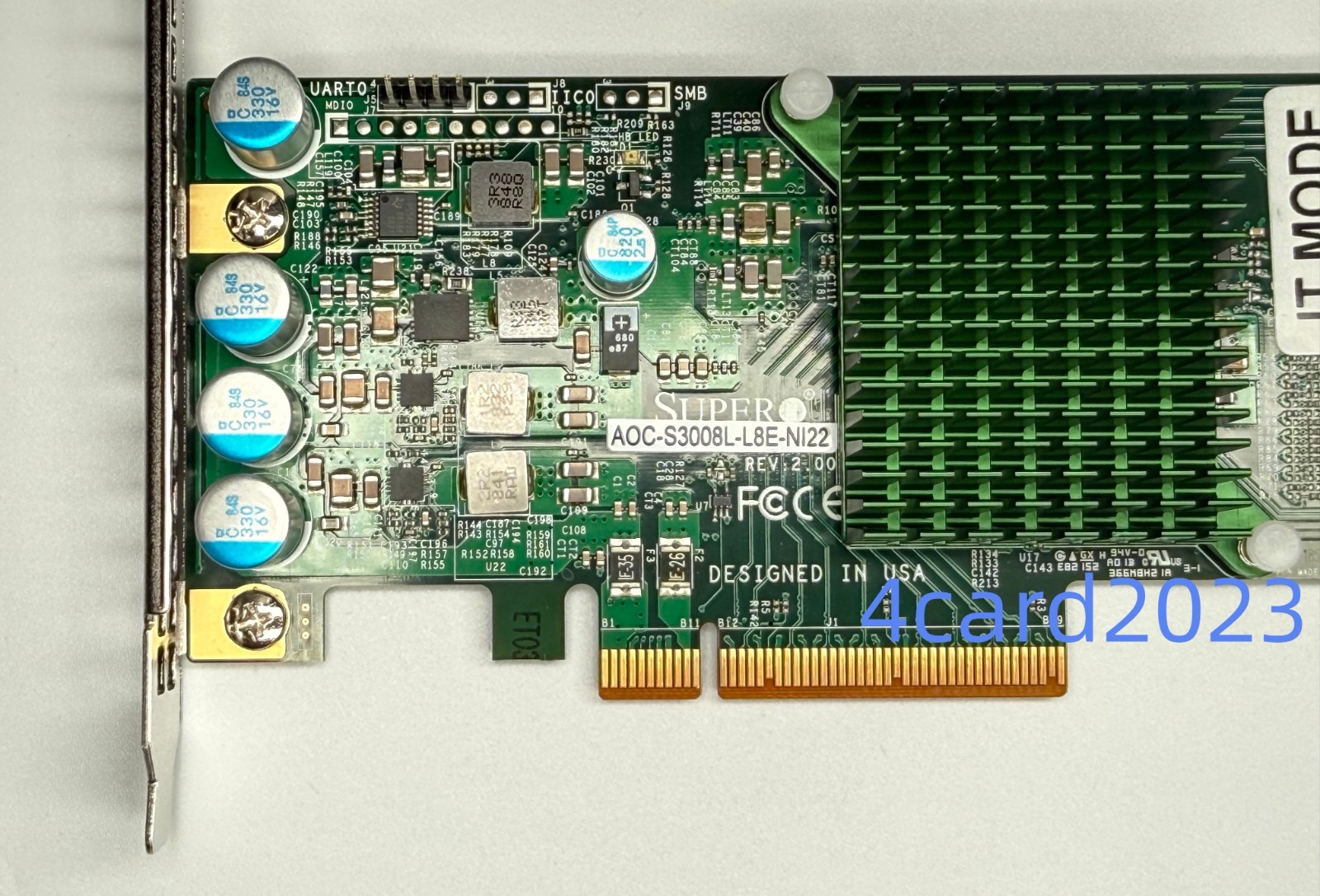 Supermicro AOC-S3008l-L8E-N122 12G HBA IT mode ZFS FreeNAS unRAID 2*SATA cable