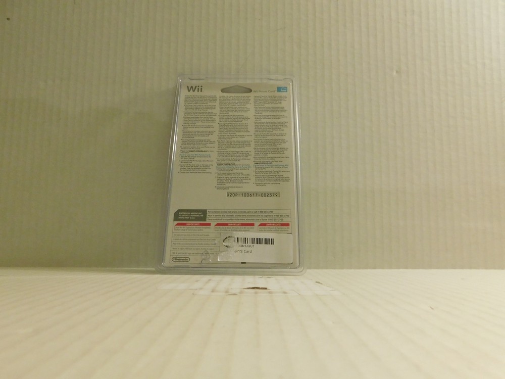 wii points card
