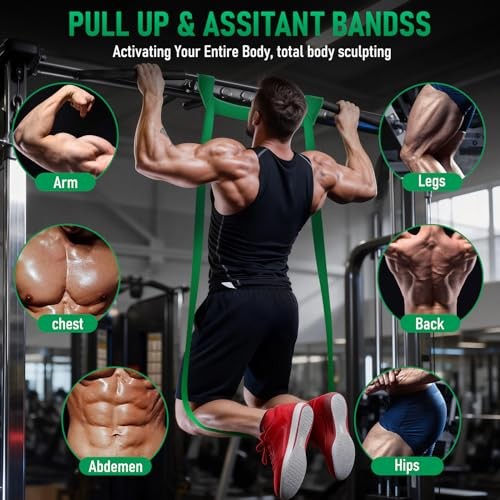 Resistance Bands for Working Out, Pull Up Assistance Bands Set, Exercise