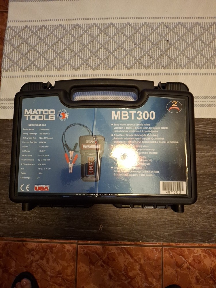 Matco Tools Digital Battery Tester MBT300