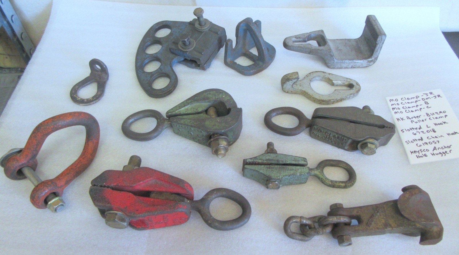 MO CLAMP Porter Lot Auto Body Frame Machine Pulling Clamp B C JR L Hook Tools