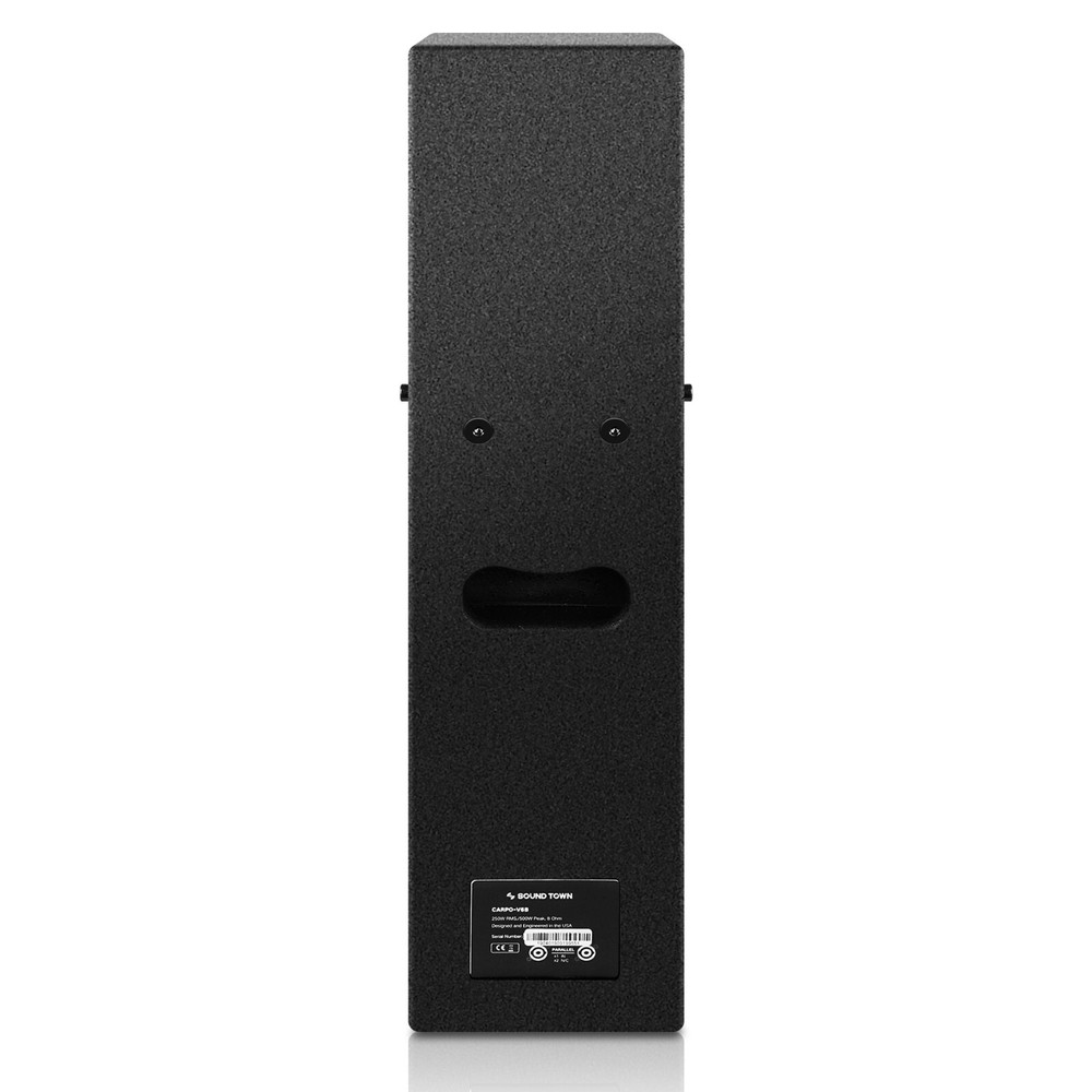 Sound Town CARPO Column Speaker Subwoofer Mini Line Array System (CARPO-V5B12)