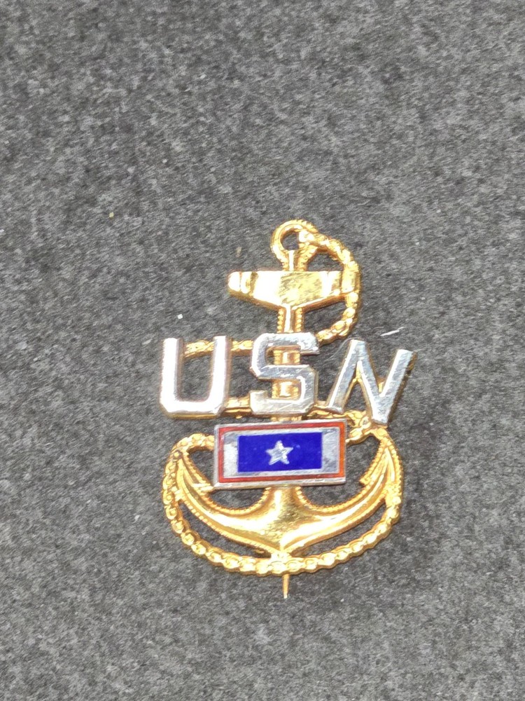 WWII US Navy Son in Service Pin with One Star