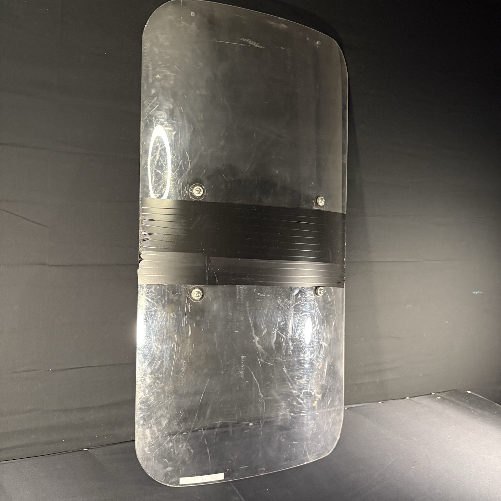 AETCO Police Riot Shield U.S.A. Made With Small Crack