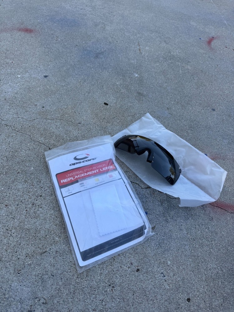 Ops-Core Gray Universal Step In Visor Tinted Replacement Lens