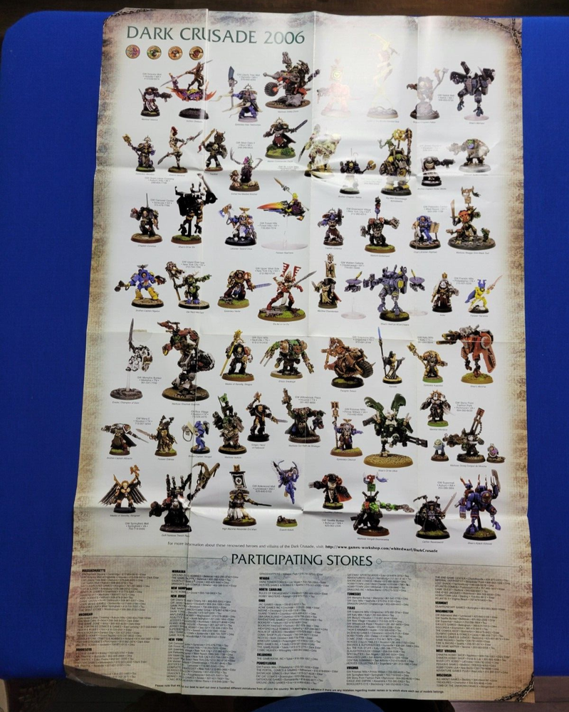 Warhammer 40k Dark Crusades Poster (2006) - 2-Sided