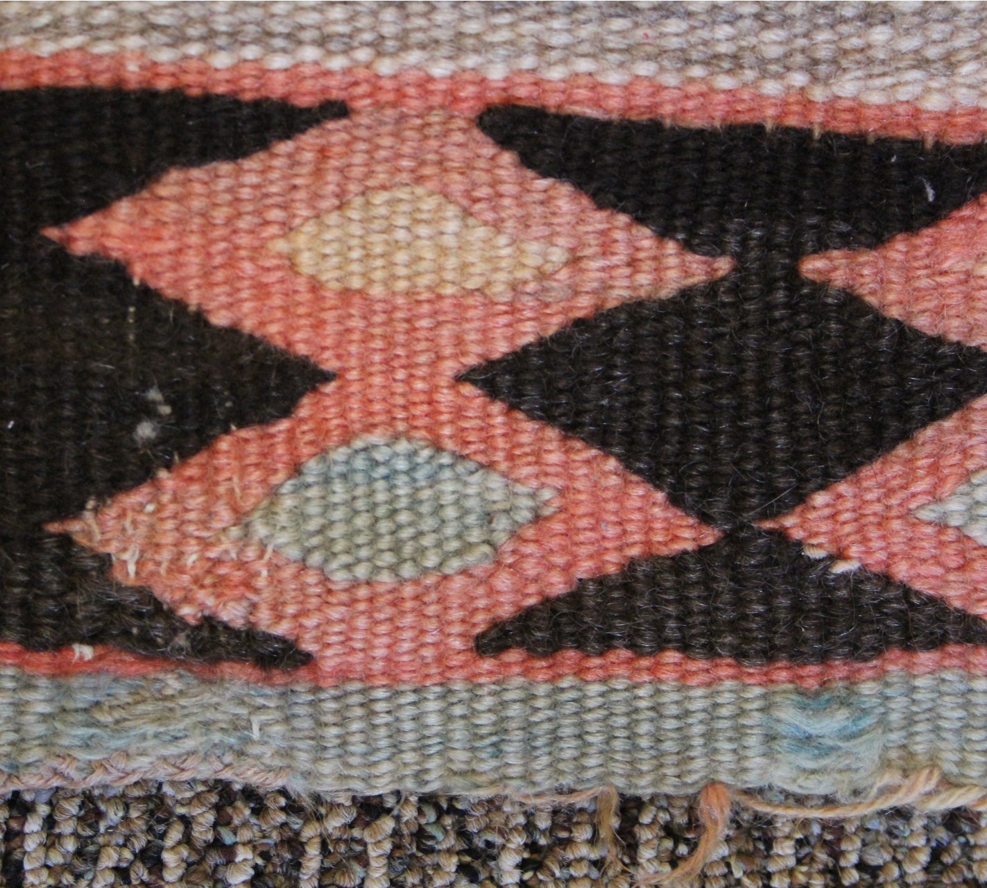 Vintage Transitional Period (OR EARLIER) Navajo Blanket (Large Saddle or Childs)