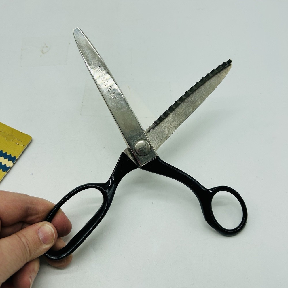 WISS PROFESSIONAL PINKING SHEARS CB-9 5" TAILOR SEWING SCISSORS