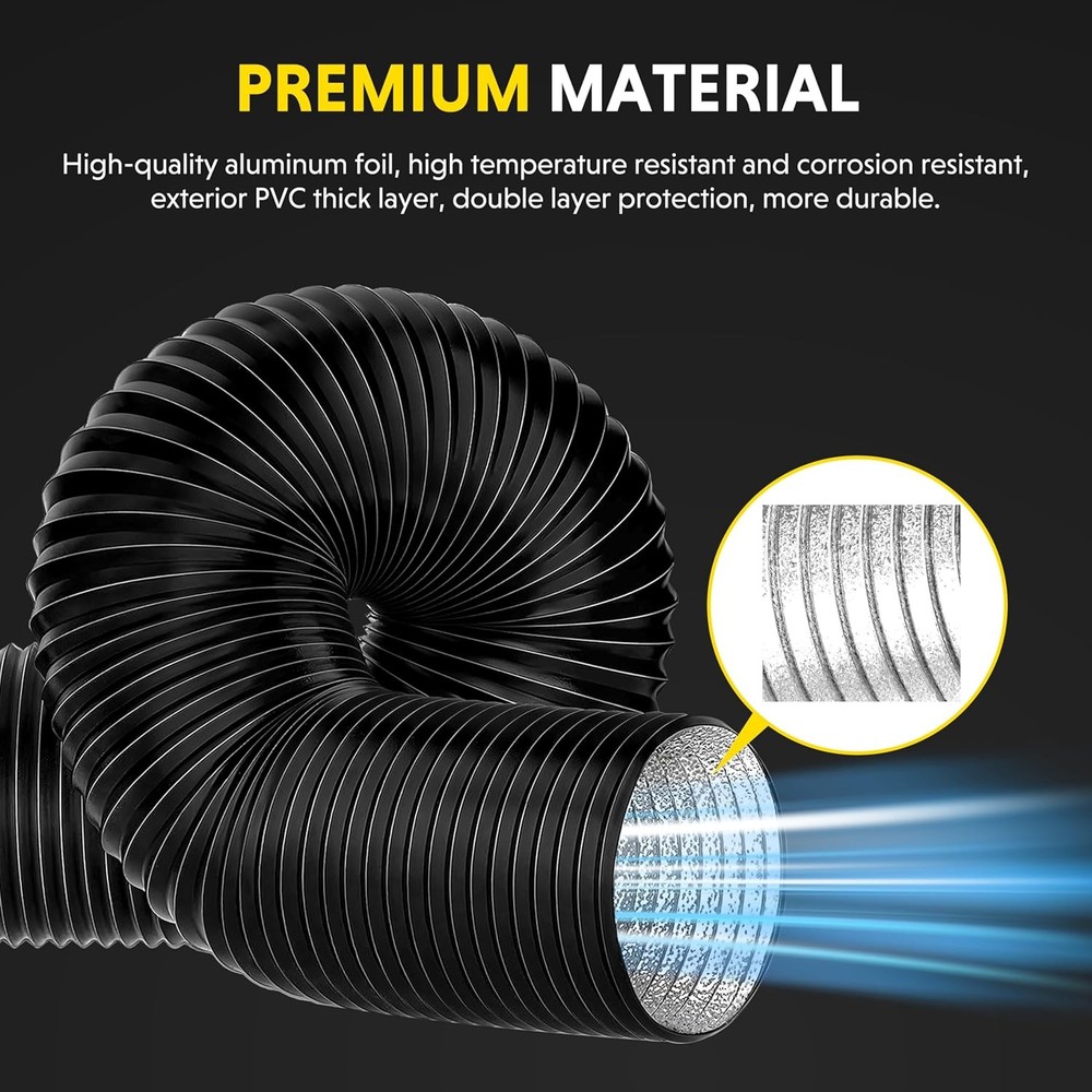Dryer Vent Ducting Hose Aluminum