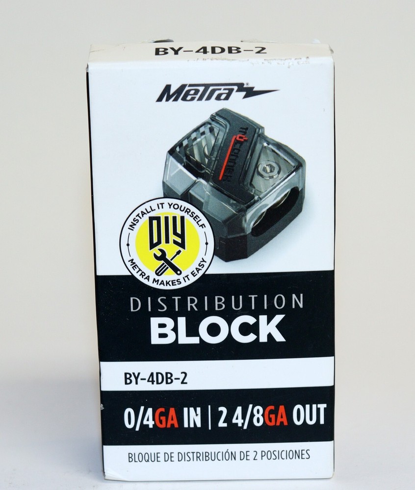 Metra BY-4DB-2 Power/Ground Distribution - Black
