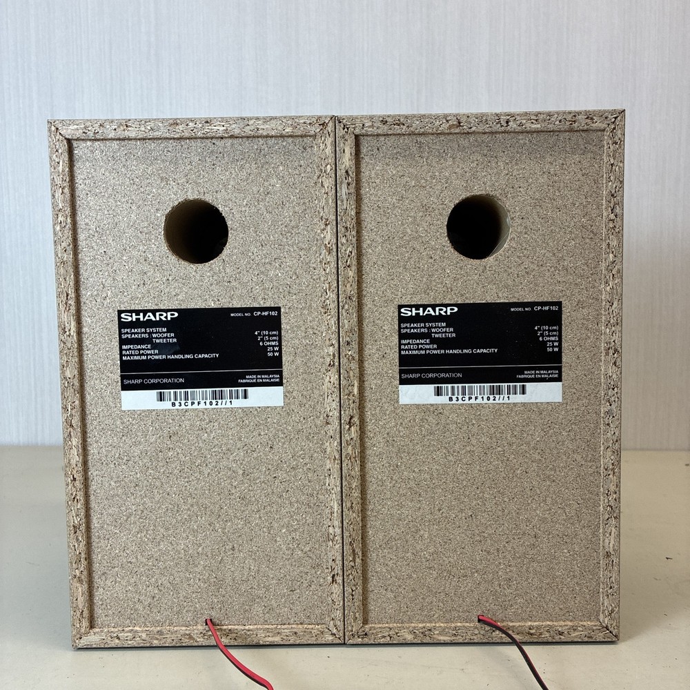 Sharp Speakers Black CP-HF102