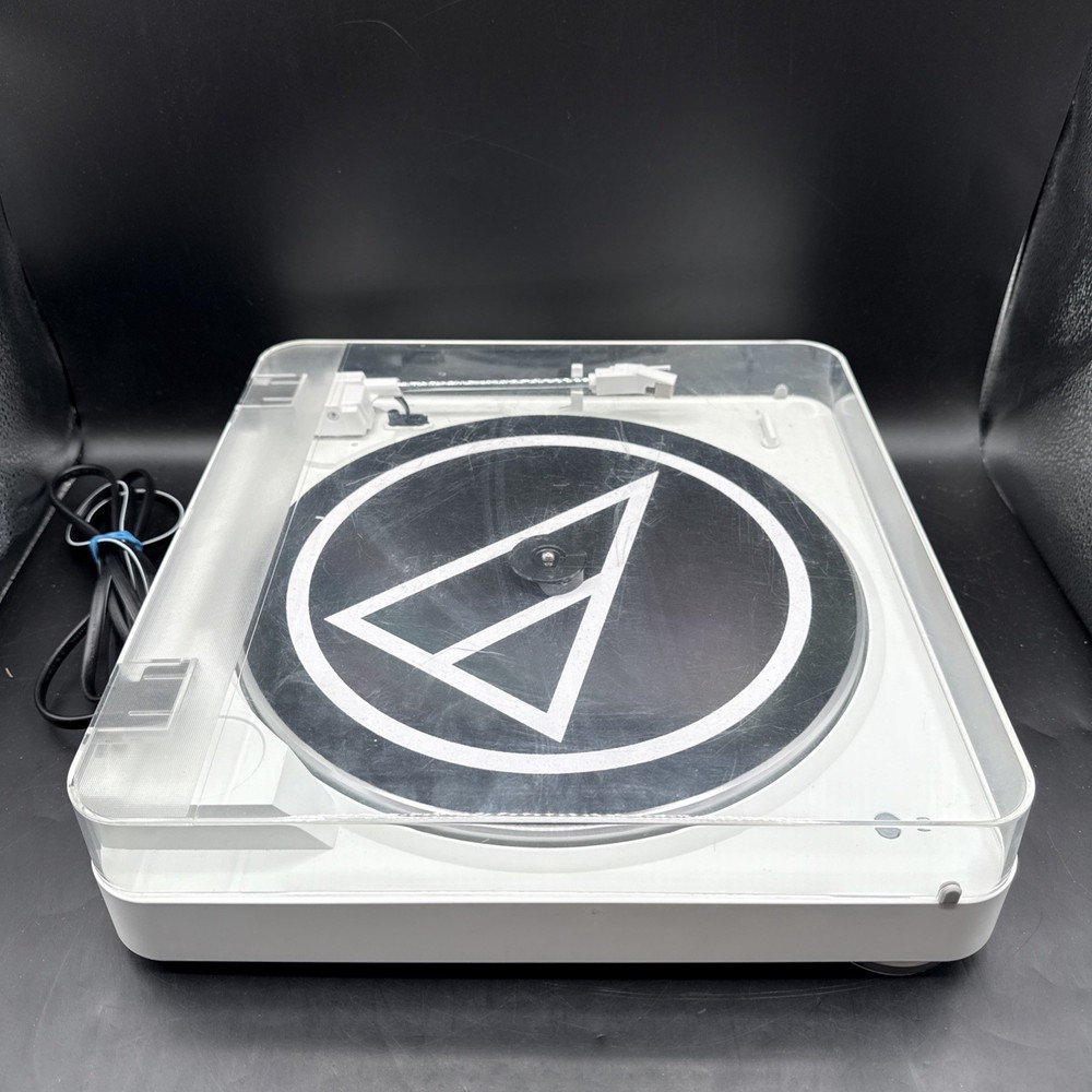 Audio-Technica AT-LP60-BT Automatic Bluetooth Turntable White Tested Working