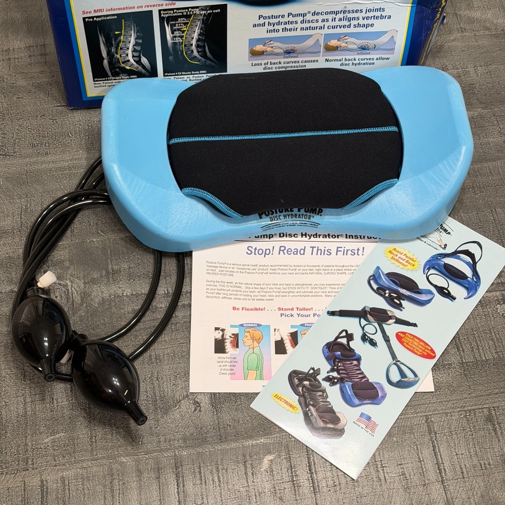 Posture Pump Disc Hydrator Elliptical Rocker Back Model 2000