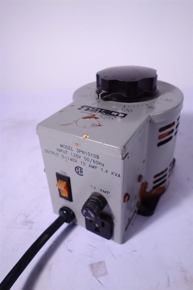 Staco 3PN1010B Variable Autotransformer Variac - Great Working Condition