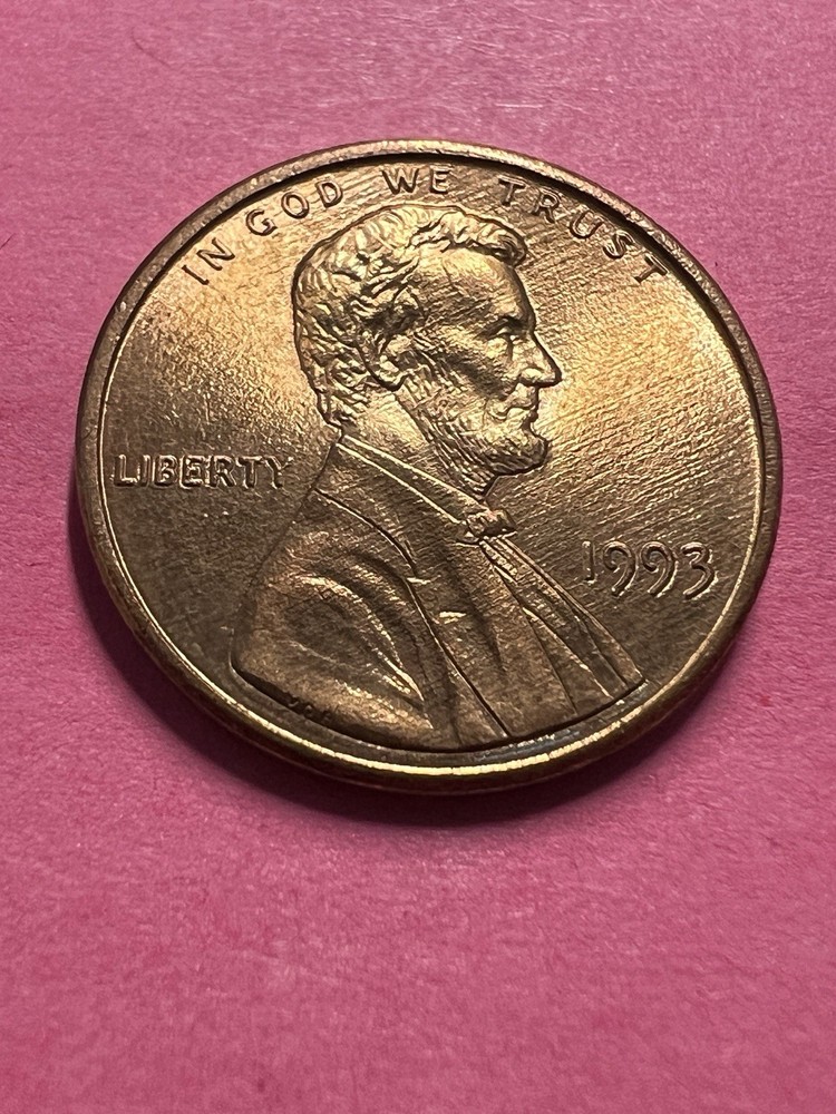 1993 Penny Double Die Error On Both Sides