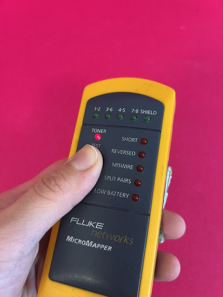 Fluke Networks Micro Mapper READ!