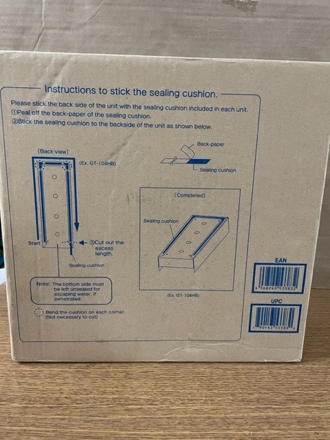 GT-202HB AIPHONE 4 MODULE SURFACE BACK BOX