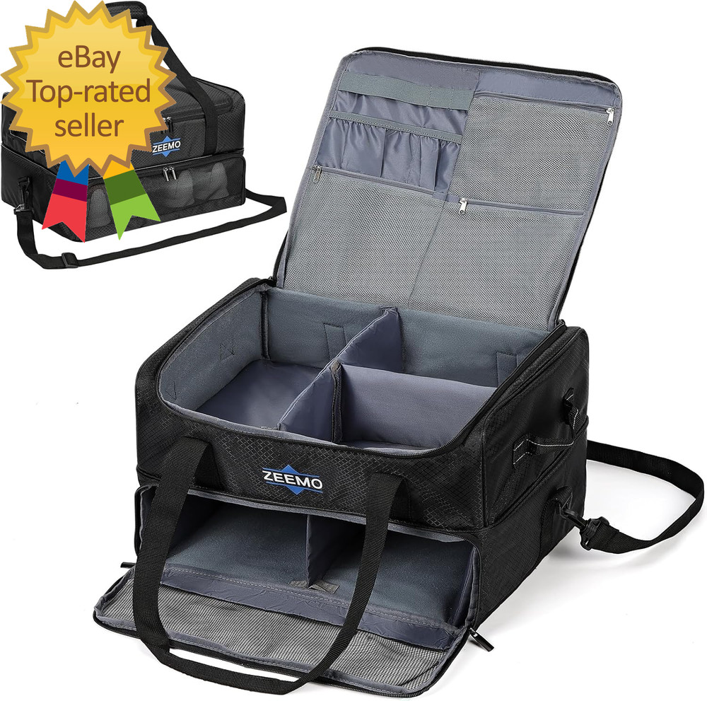 Golf Trunk Organizer 2 Layer Car Locker with Ventilated Compartment