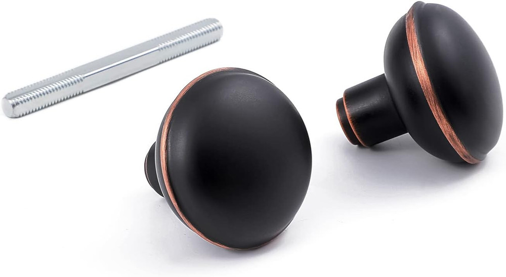 Vintage Style Door Knob Set with Spindle, Antique Door Knobs Replacement Set for